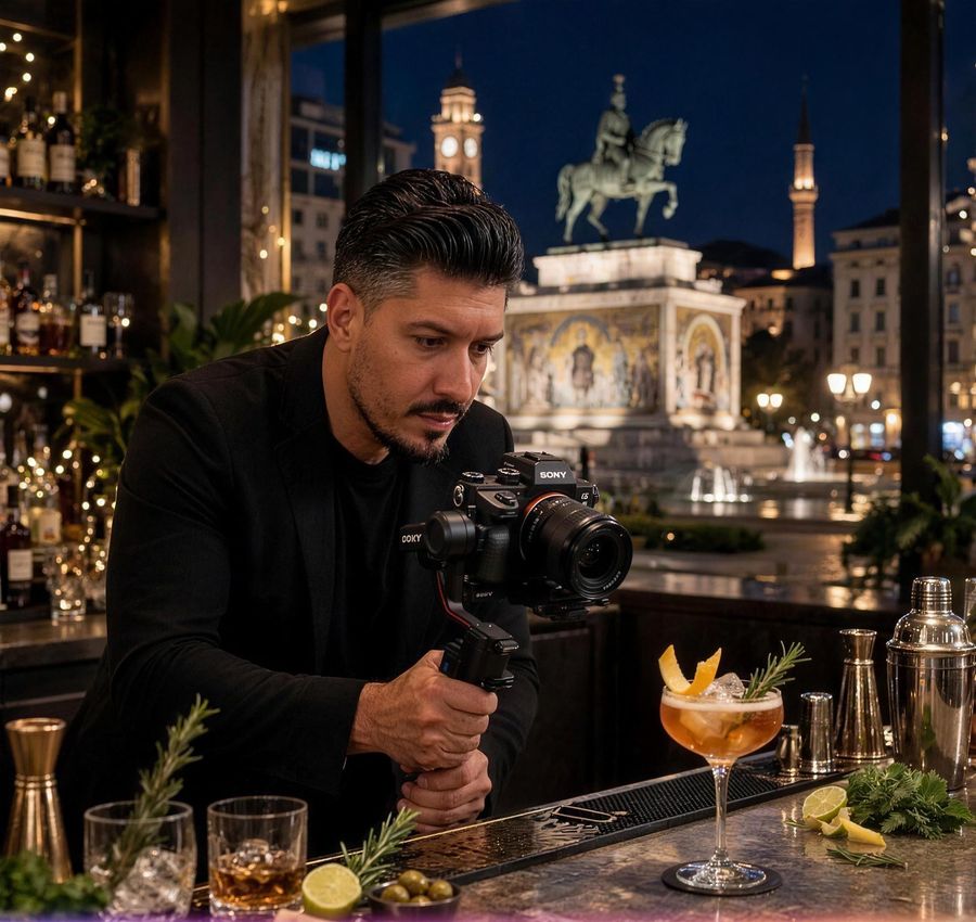Bar koktejesh, Tirana natën